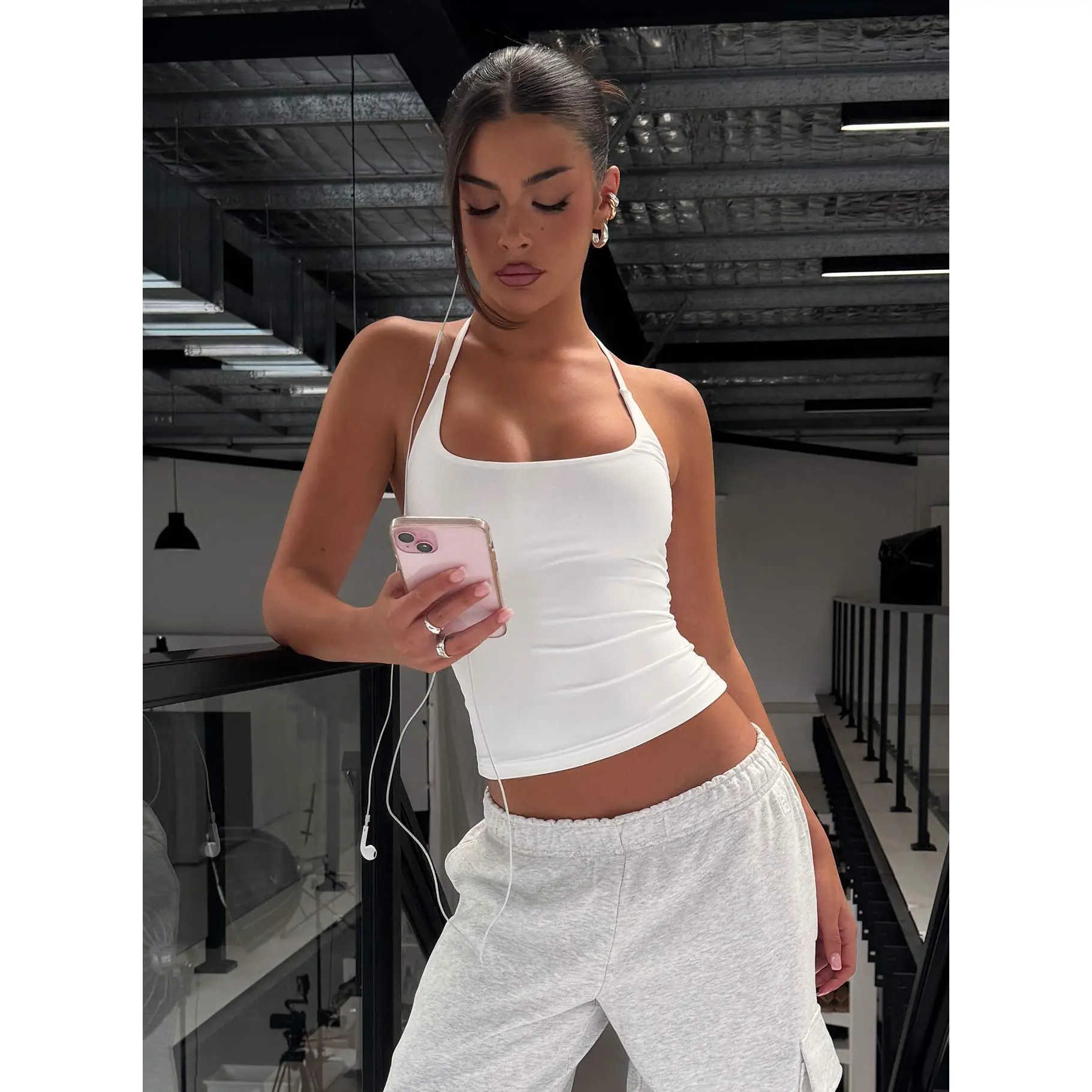 Ezekiel Nylon Top White