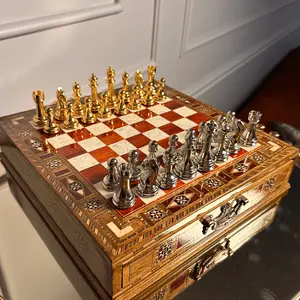 Wooden Chess Set | Modern Chess Set With Chess Pieces | Chessboards | Luxury & Modern Chess Set For Chess Players and Chess Masters