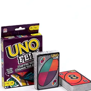 Uno Flip Card Game, 2-In-1 Combination Pack with 112 Cards, Includes Special Action Cards, Ideal for Adults & Teenagers, Perfect Gift