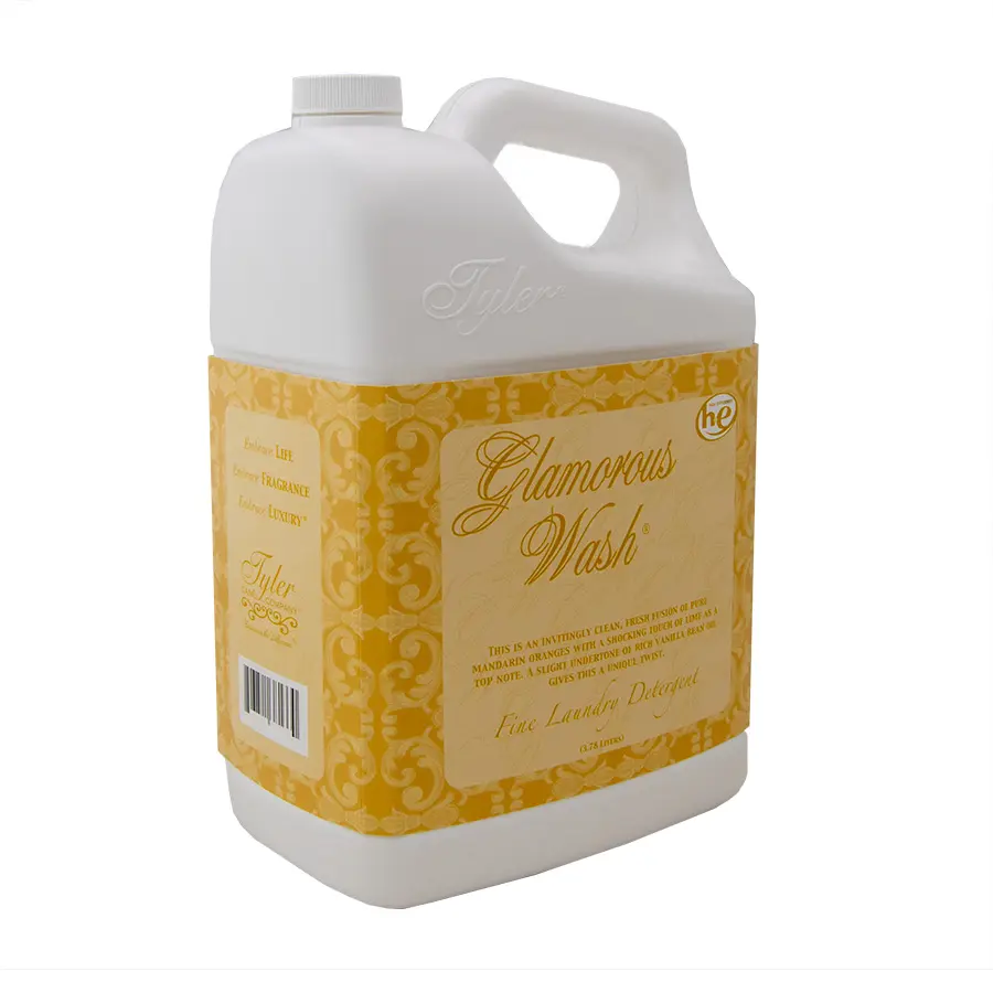 Tyler Gallon Glam Wash Laundry Detergent Diva 128 Fl Oz Non-Aerosol Floral Household Cleaning Container with 10-Year Shelf Life