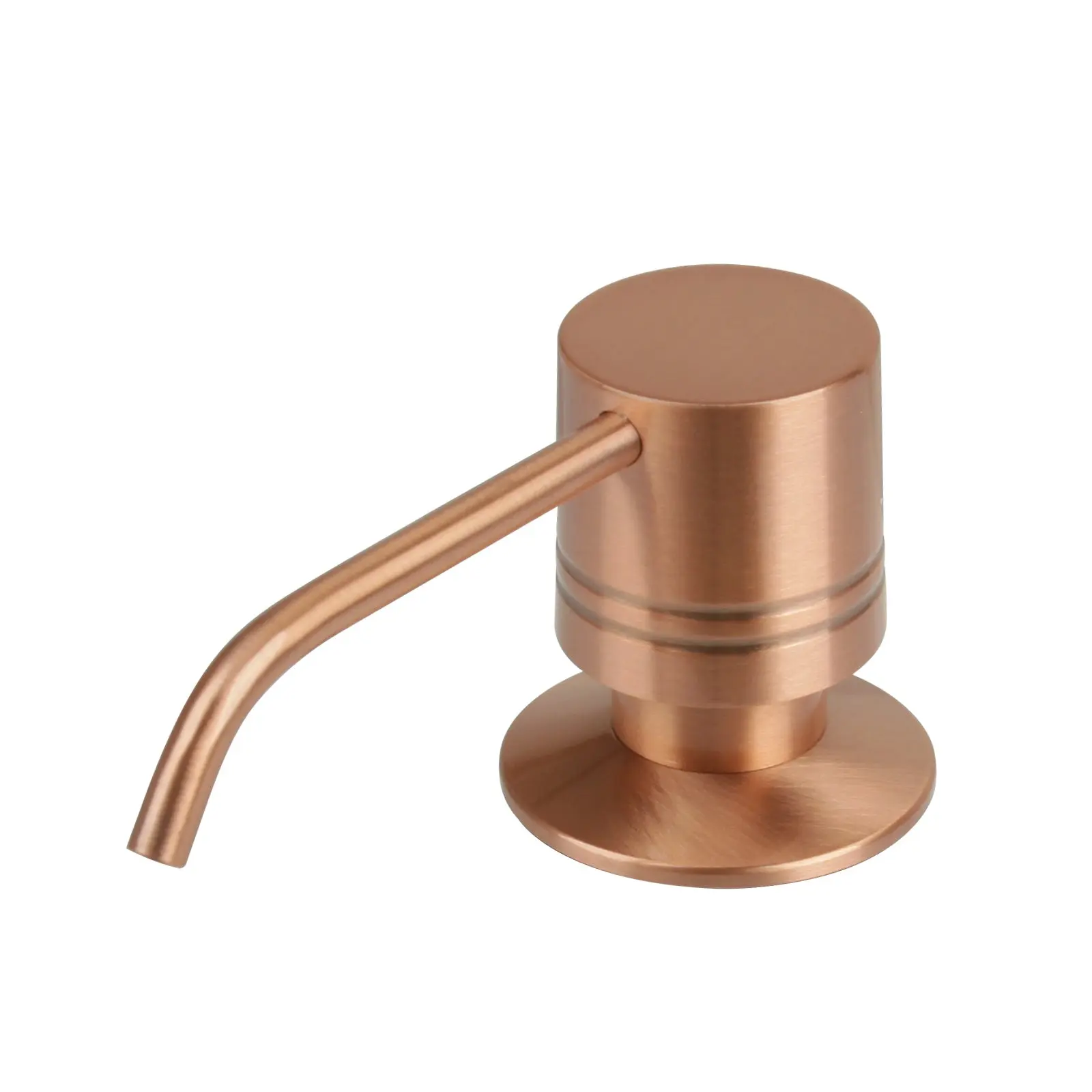 Built in Copper Soap Dispenser Refill from Top with 17 OZ Bottle