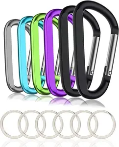 multicolor 6pack carabiner