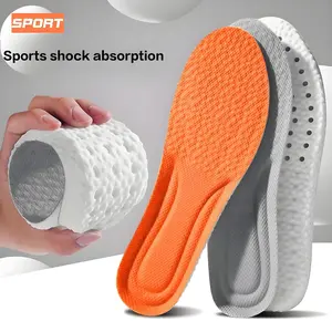 Sport Shock Absorption Insoles, Soft Comfortable Breathable Sports Insoles for Men & Women, High Elastic Shock Absorption Insoles for Daily Use, Footwear