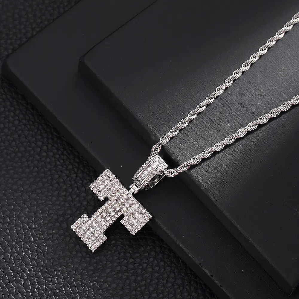 T+20inch Fried Dough Twists chain (silve