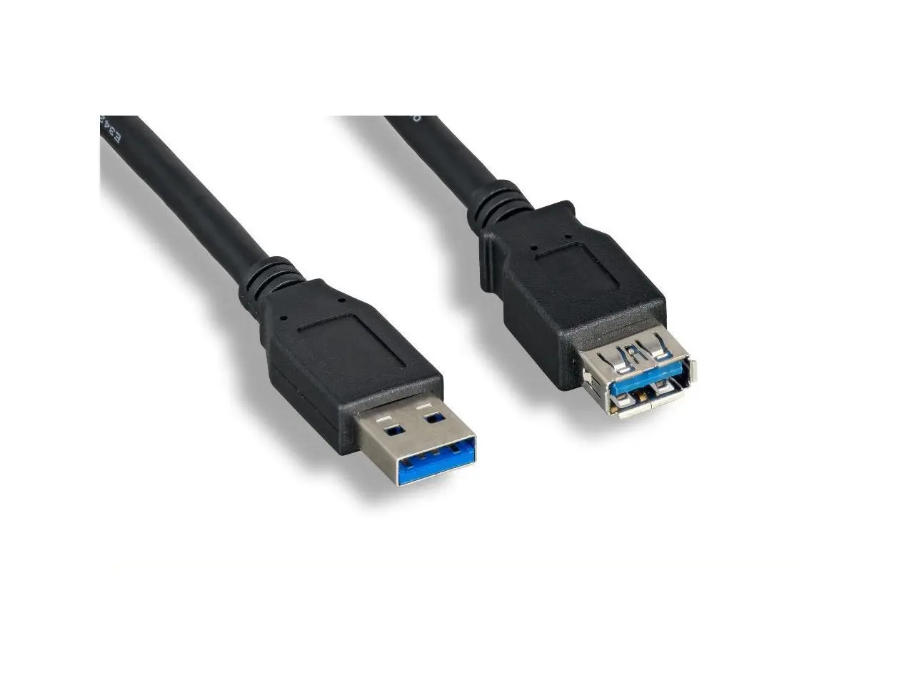 Nippon Labs 50USB3-AAF-1-BK 1ft USB 3.0 A Male to A Female Extension Cable 50USB3-AAF-1-BK - Black