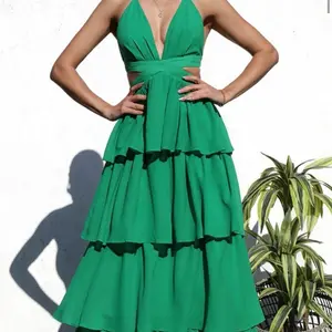Green Tier dress
