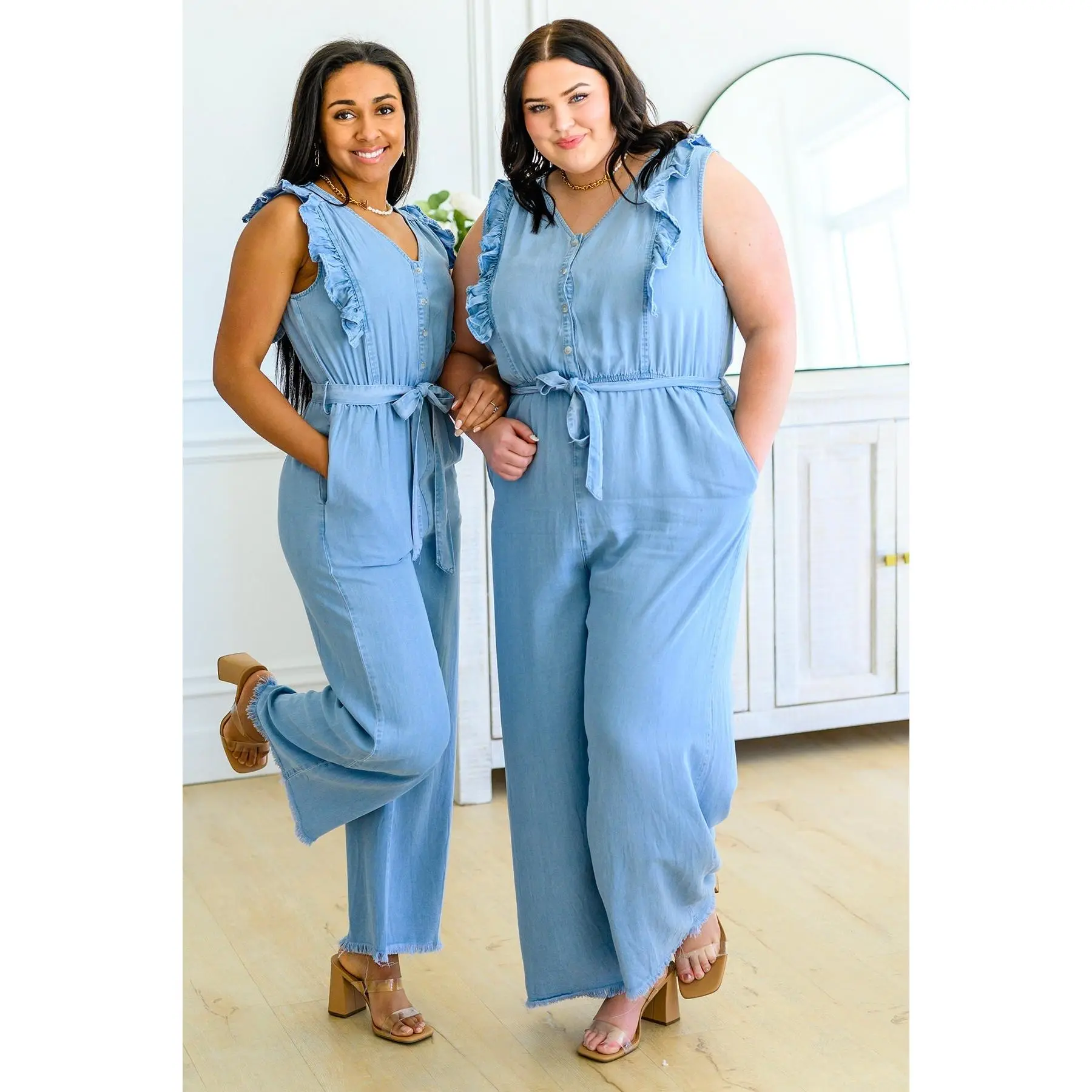 Johanna Chambray Jumpsuit