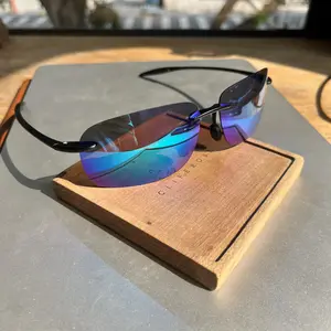 Ultralight TR90 Sunglasses for Men & Women HD Polarized Lenses Sports Eyeglasses for Golf Mountain Climbing Walking Cycling