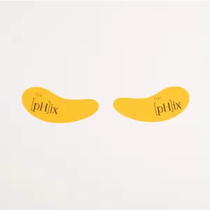 The [pH]ix Reusable Silicone Under Eye Mask with metal case - perfect to be paired with skincare serums for Depuffing, Hydration & Fine Lines Gentle Comfort