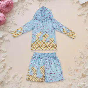 Boys Sets Athletic Blue Team Sprinkles Drips Long Sleeves Hoodies Tops with Pockets Shorts Kids Clothing girlset camila boys  clothing Casual Set