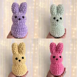 Crochet bunny peeps (multiple colors)