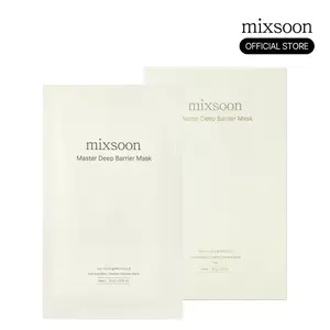 [mixsoon Official] Master Deep Barrier Sheet Mask (5EA) | Hydrating Cica & Ceramide Care for Sensitive, Glass Skin
