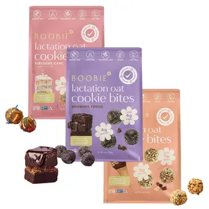 Lactation Cookies, Birthday Cake + Chocolate PB + Brownie Fudge | Vegan, Gluten-Free, Dairy-Free, Soy-Free Plant-Based Protein + Prebiotics | 5g Sugar, Non-GMO, Kosher - 7 servings, 3 packs