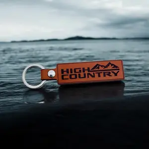 High Country Genuine Leather Keychain for Chevy Trucks