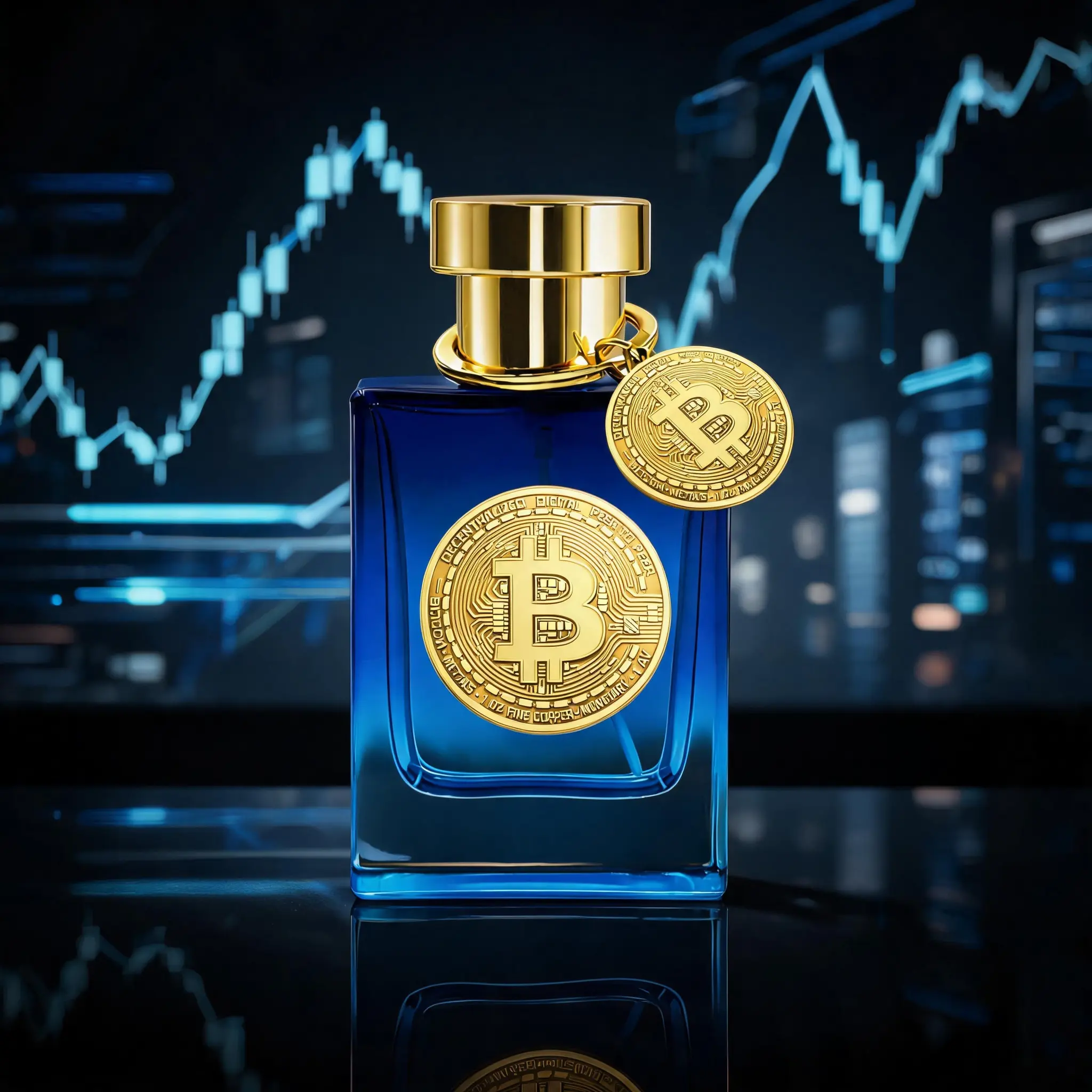 AERELUNE Urban Man Digital Gold — long-lasting signature perfume, Crypto Inspired Signature Fragrance, day gift set