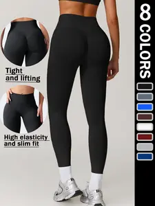 Dream Collection Workout Leggings for Women High Waist Seamless Scrunch Athletic Running Gym Fitness Active Pants with Enhanced Comfort