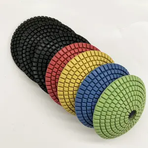 Polishing pad for bowls, curved grinding disc, curved polishing mat, suitable for granite, marble, ceramic, curved edges, concave diamond polishing wheel kit, angle grinder accessories