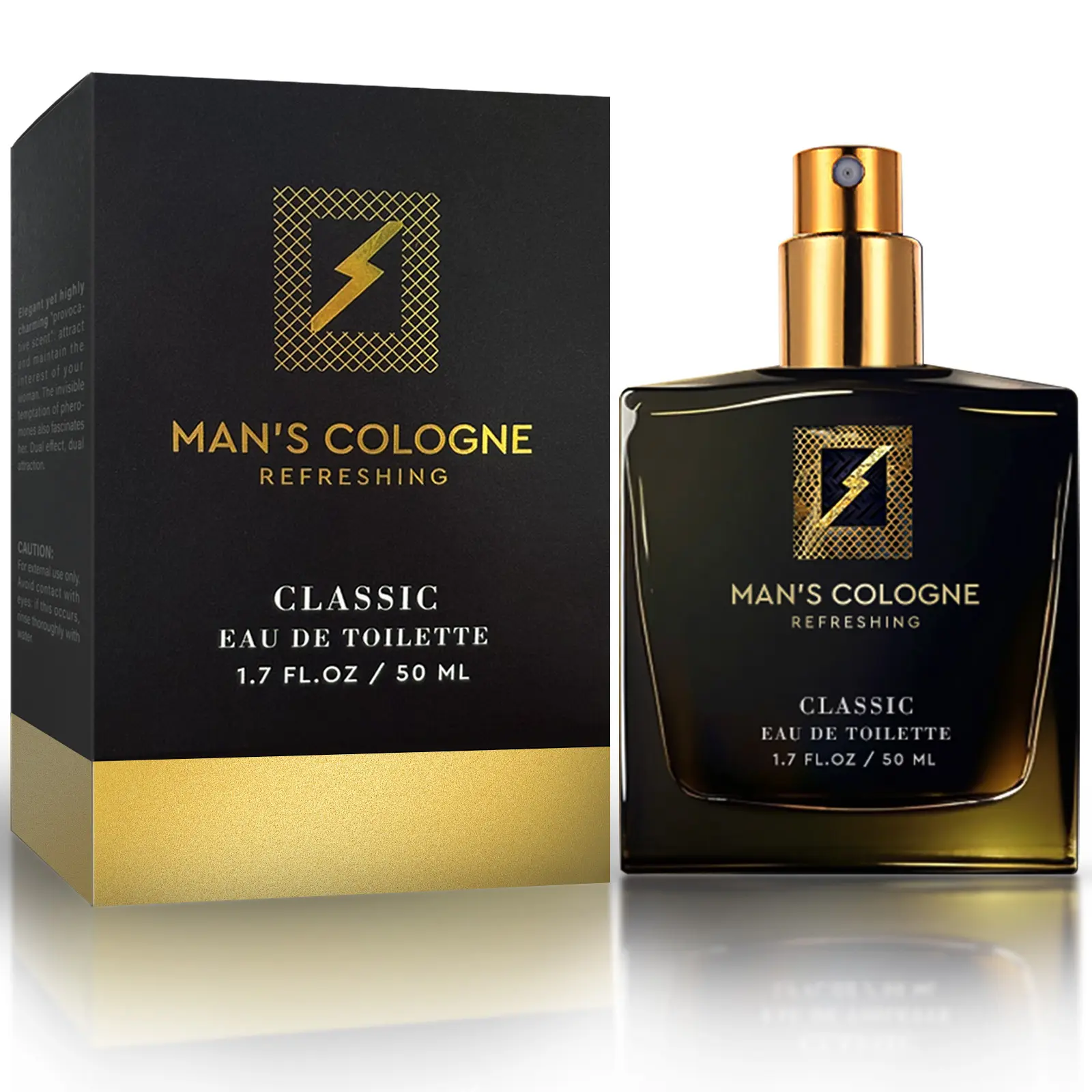 Men’s Pheromone Perfume – Eau de Cologne, Long-Lasting & High-Quality Fragrance, Refreshing Romantic Scent, Attracts Women