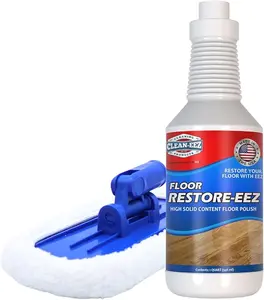 Clean-eez Floor Restorer & Polish w/applicator – Shine & Protect Wood, Vinyl, Laminate, Bamboo & More
