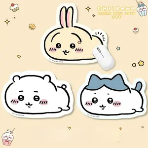 Cute Cartoon Chiikawa Usagi Hachiware Special-Shaped Leather Mouse Pad Game Rubber Pad Desk Mat Office Supplies Children Gift