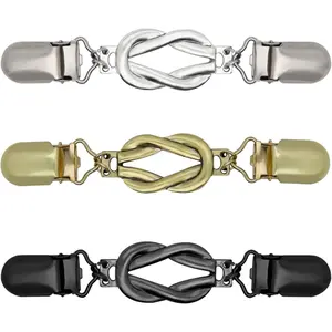 Women's Vintage Style Adjustable Sweater Cinch Clips (3PCS) - Dress Back Clip, Shawl Cardigan Collar Tightener, Pant Waist Clamp - Fashion Accessories for Vampire Costumes