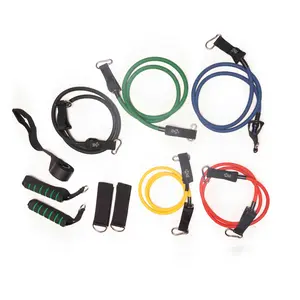 SPINTO Exercise Resistance Bands | Premium Tube Set for Gym & Home | Durable, Non-Slip Bands for Strength, Lifting & Flexibility Training