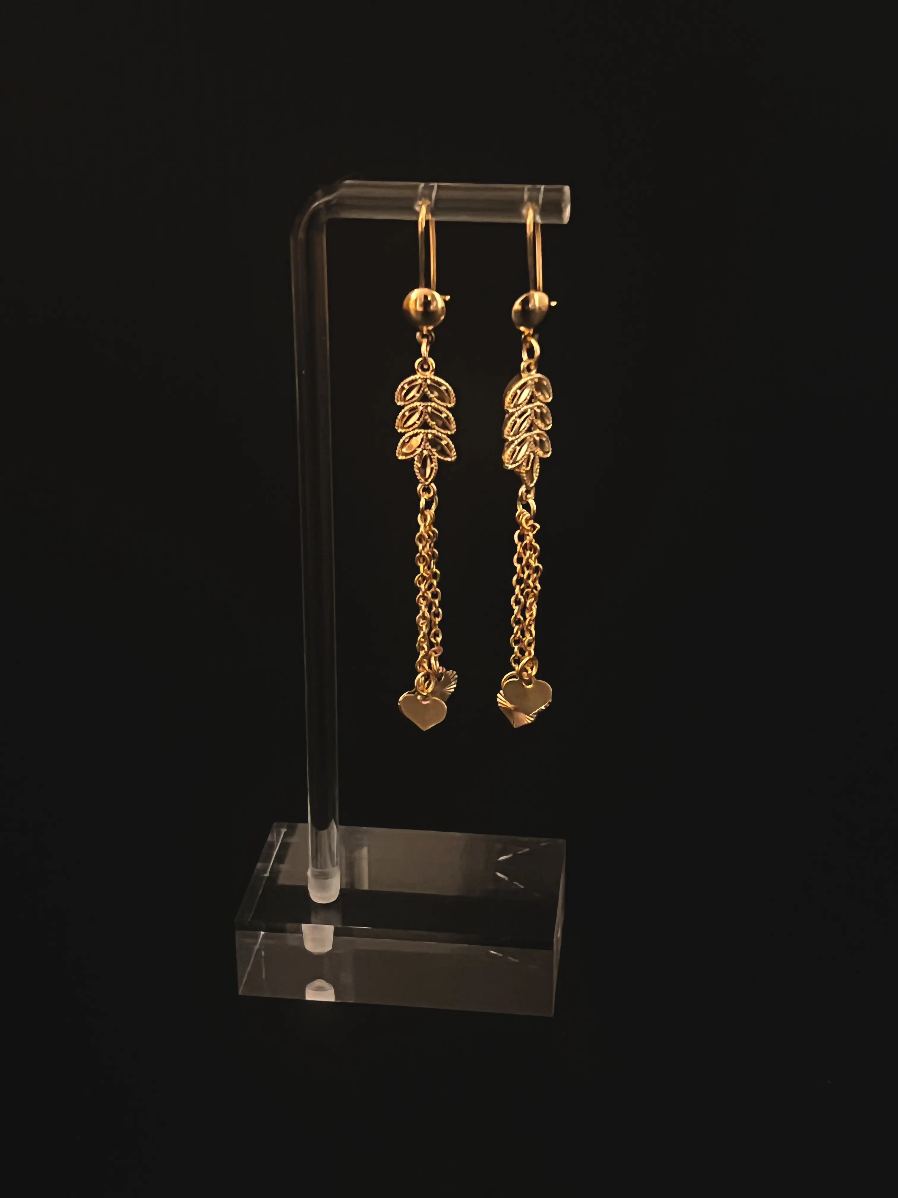 Elegant Gold Earrings - Arab style, African Style, Asian Style, Indian Style, Dhabah Dupe girl jewelry