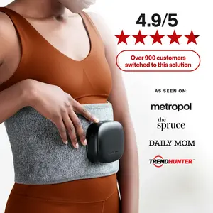 HeatPulse Back & Core Massager | Back & Core Far Infrared Heat & Massage Device | Pain Relief For Lumbar, Core and Abdominal Muscles | Deep Heat & Vibration For Recovery, Mobility and Enhanced Circulation | Premium Lower Back Massager Targeted Back Relief