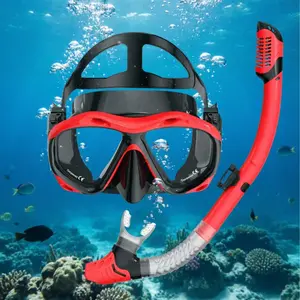 Adult Snorkeling Gear Set - Full-Dry Snorkel, Diving Mask with Corrective Myopia Vision for Swimming Training, Water Sports Diving Use summerwins