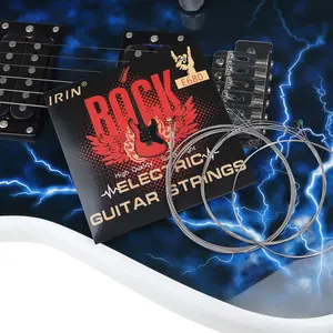 Irin Electric Guitar Strings Set, 10-Pack High-Quality Durable Strings for Electric Guitars, Perfect for Music Lovers & Professionals