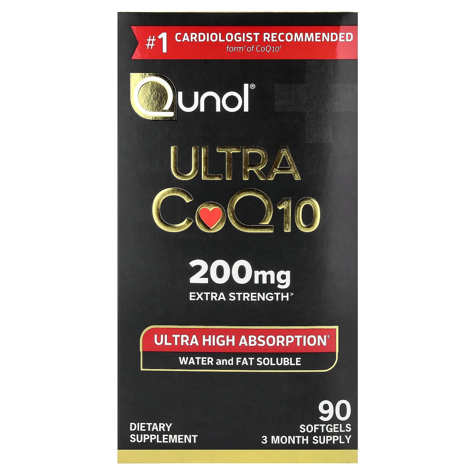 Qunol Ultra CoQ10, 200 mg, 90 Softgels Qunol Ultra CoQ10, 200 mg, 90 Softgels
