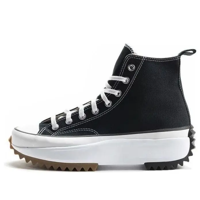 Converse Run Star Hi Black Sports Sneakers, Style Code 166800C Converse Run Star Hi Black Sports Sneakers, Style Code 166800C