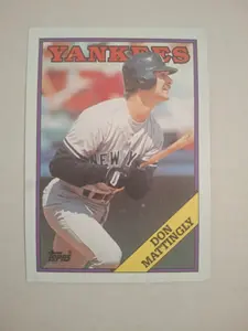 Don Mattingly 1988 TOPPS Baseball Card