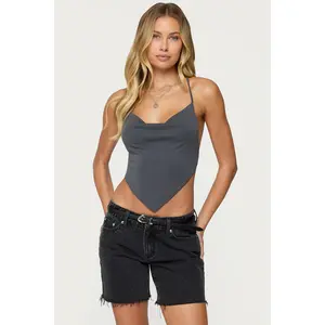 Tilla Backless Cowl Neck Top