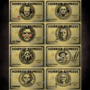 Horror Express Custom Credit Card Cover Halloween holiday Pop Culture Vinyl Skin Stickers