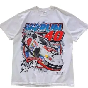 Vintage 90s Sterling! Marlin NASCAR Racing T-shirt, Graphic tees, Streetwear, Men gifts, Short sleeve, cotton, Top, Menswear