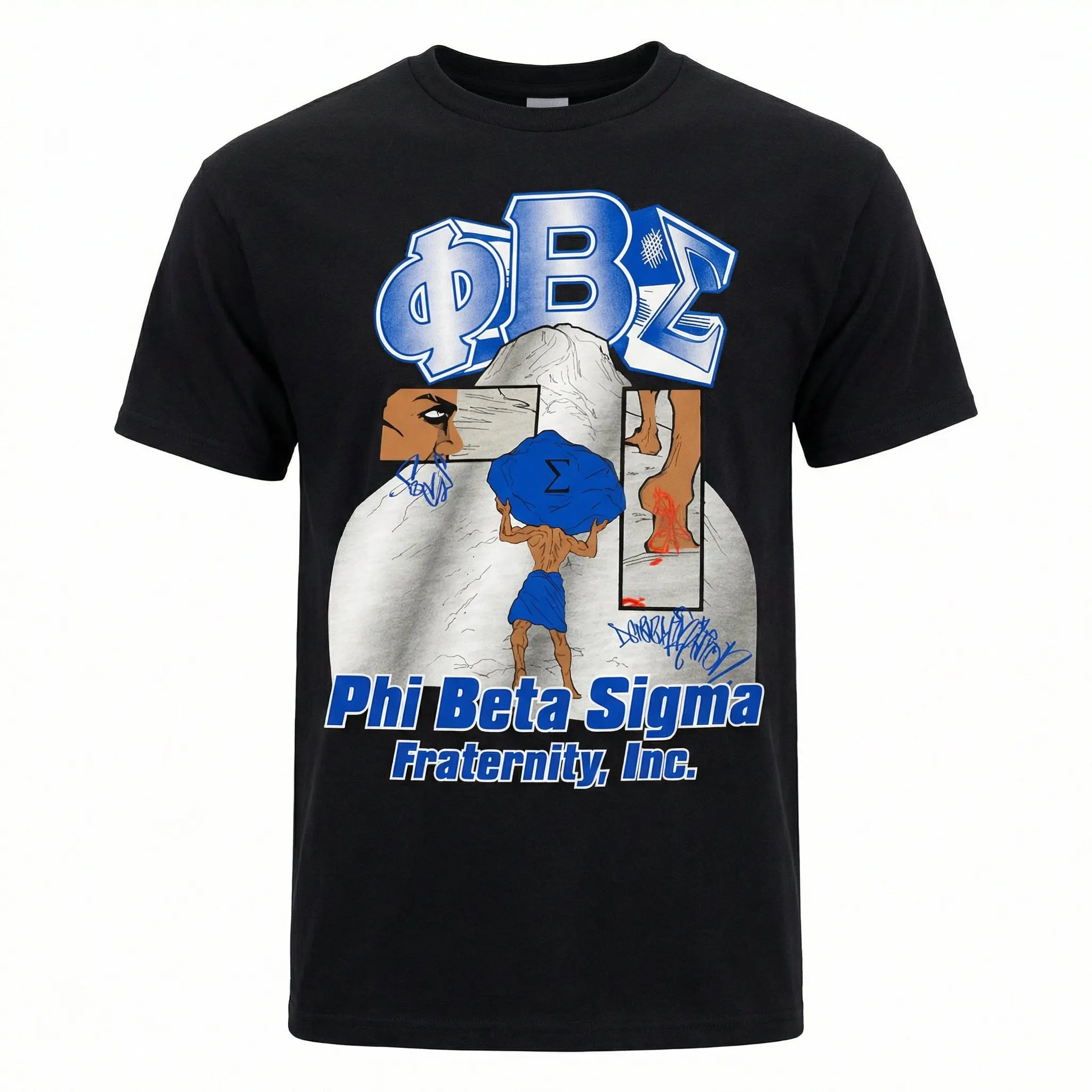 Phi Beta Sigma Street-Art Graphic Tee