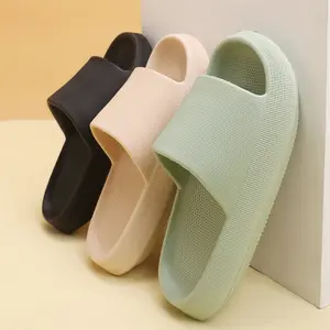 YEAGOSO Pillow Slippers Non Slip Quick Drying Shower Slides Bathroorm Sandals | Ultra Cushion Thick Sole Women Shoe
