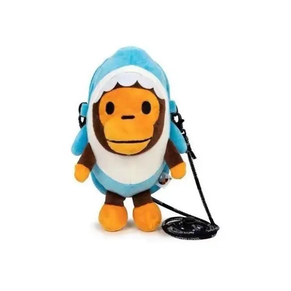 Baby Milo Soft Monkey Stuffed Animal Crossbody Bag - Purse, Shoulder Bag, Phone Holder Baby Milo Soft Monkey Stuffed Animal Crossbody Bag - Purse, Shoulder Bag, Phone Holder