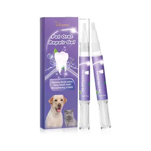 Yegbong Pet Oral Care Gel (2pcs) deeply cleans dog and cat teeth stains and provides oral care spray cow scratching brush head lice removal comb big lice removal comb tick removal comb Portable Hair Roller bath bag Retractable Wooden Nail File