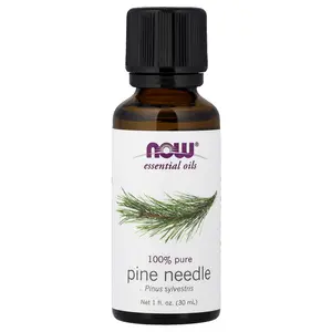 NOW Foods 100% Pure, Essential Oils, Pine Needle, 1 fl oz (30 ml)