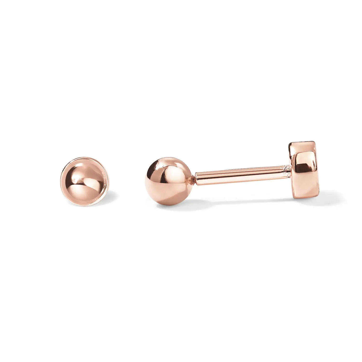 3mm - Rose Gold