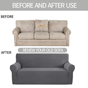 SKYLINEWEARS Stretch Sofa Slipcover High Spandex Couch Sofa Cover