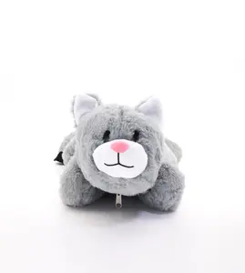 PACKIMALS Cute & Cuddly Stuffed Animal Plush Backpack, Caroline the Cat