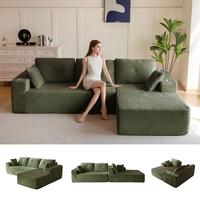 Green-Right Facing Chaise