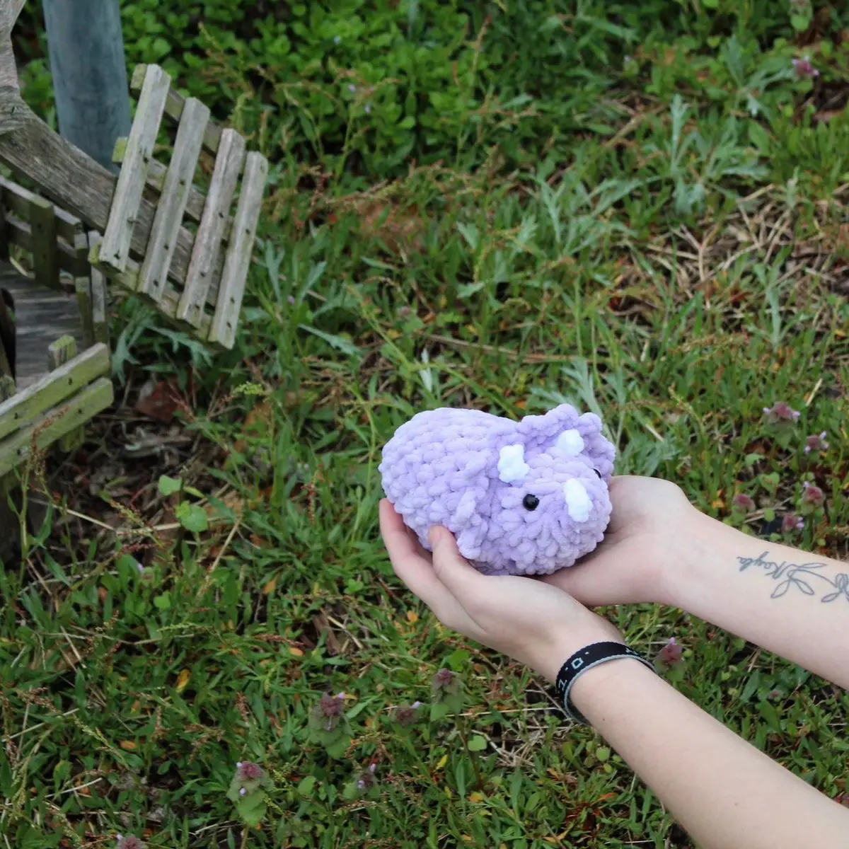 Crochet triceratops Crochet triceratops