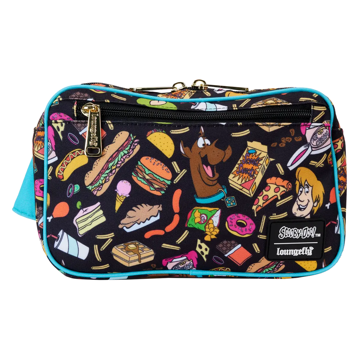 Scooby-Doo Snacks All-Over Print Nylon Belt Bag