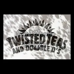 Twisted Tea’s & Double D’s Sticker 10x6