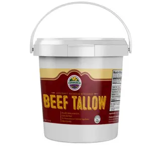 Rendered Beef Tallow | 7.5 lb | Non-GMO | Cornhusker Kitchen