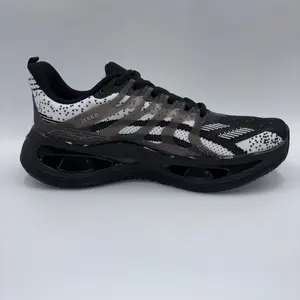 Black & White - Lightweight Breathable Running Sneakers Black & White - Lightweight Breathable Running Sneakers